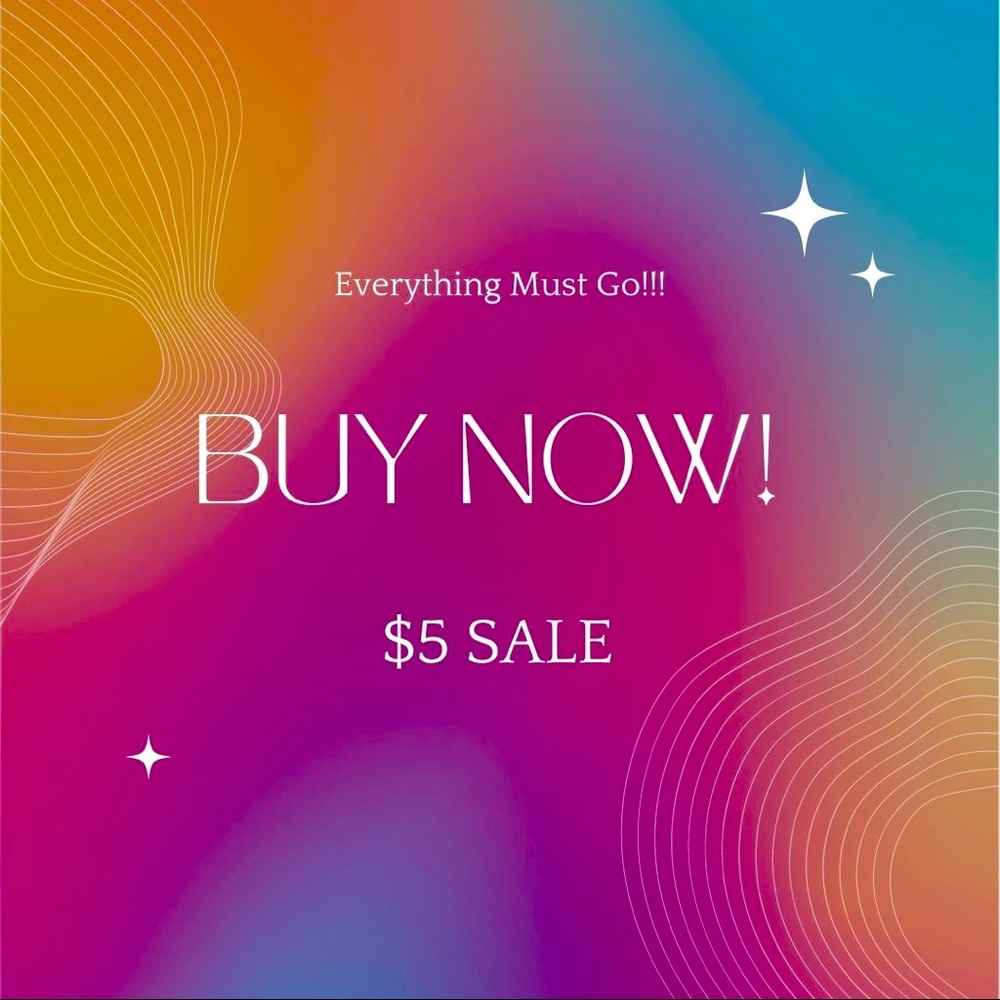 $5 SALE!!!!!